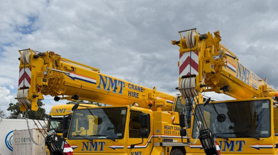 NMT Crane Hire Continues Fleet Expansion with Two New Liebherr LTM 1040-2.1 All-Terrain